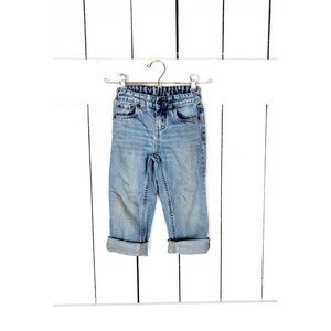 Lee kids faded distressed blue denim jeans - 5